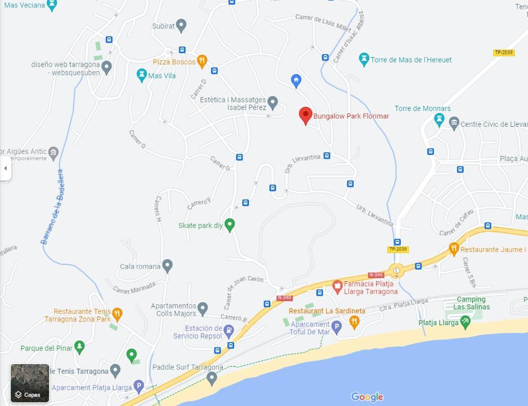 Acogedor Bungalow Park Florimar Тарагона Екстериор снимка